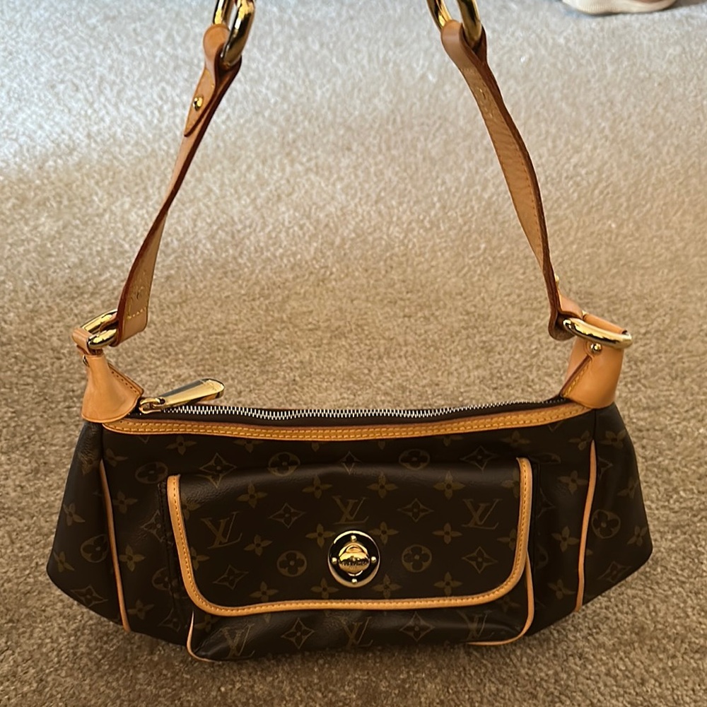 Louis Vuitton Brown Monogram Shoulder Bag